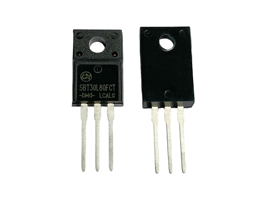 30A80V SBT30L80FCT TO-220F Hoge efficiëntie Low VF Schottky Diodes voor stroomvoorzieningen
