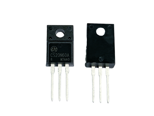 20A600V CS20N60A8 Hoogspannings-MOSFET N-type voor eenheidsvoorraden