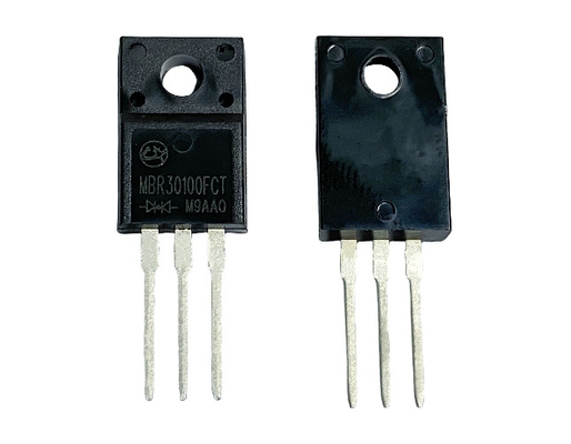 30A 100V Schottky-barrierdioden snelle schakelingssnelheid en lage terugkeerhersteltijd MBR30100FCT