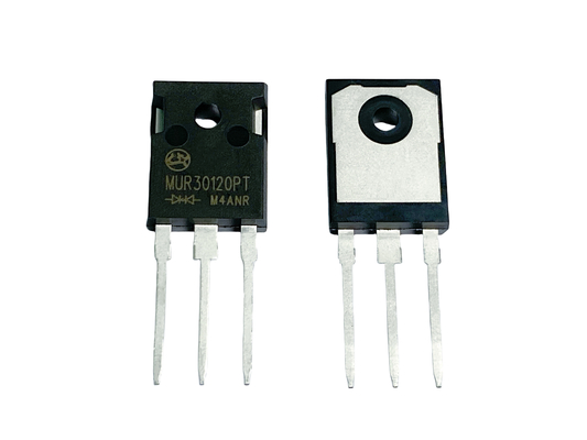 30A1200V snelle hersteldioden hoge betrouwbaarheid voor hoge stroomtoevoer MUR30120PT